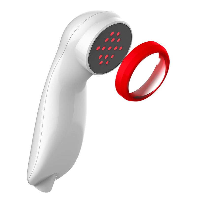 Solasta handheld laser with the treatment dome detached from the laser head