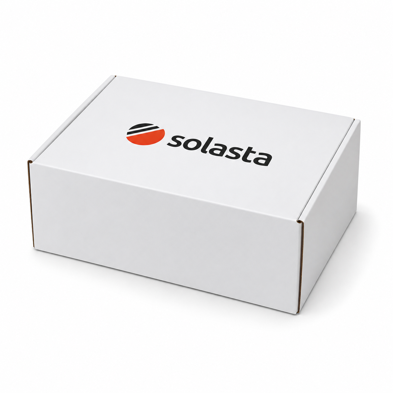 White Solasta product box with the Solasta logo